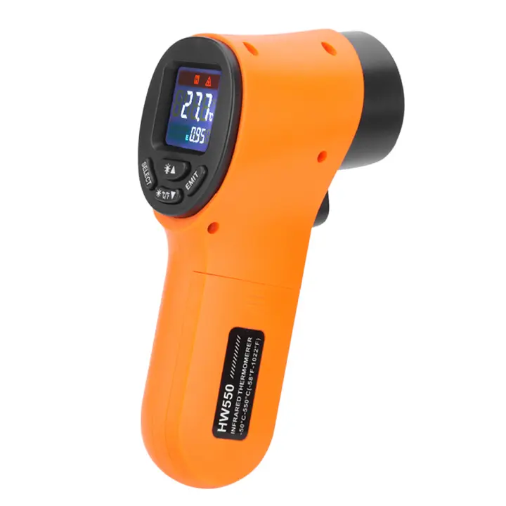 Termómetro Infrarrojo Digital IR Pyrometer No Contacto Con Pantalla LCD Medición De Temperatura -50~550°C Para Cocina - 1