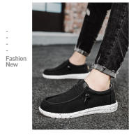 Zapatos Casuales Para Hombre Lazo Stretch De Lona Ligero Y Cómodo Antideslizantes Transpirables Botas De Mar Para Adultos - details 5