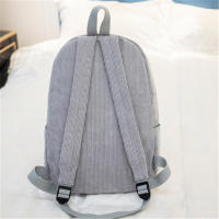 Mochila De Corduroy Personalizada Para Mujer Estilo Clásico Campus Antirrobo Con Mangueras Suaves Bolsa De Escuela Para Adolescentes Unisex - details 4