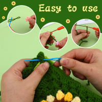 Kit De Crochet Para Principiantes Con Video Tutorials Incluye Gancho De Crochet Hilo Y Suministros Para Artesanía De Bolsos DIY - details 3