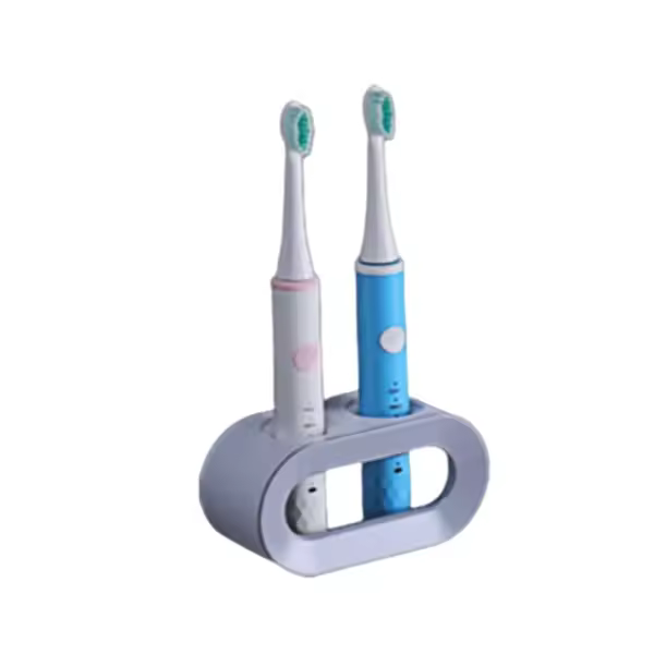 Soporte de cepillo de dientes autoadhesivo, soporte de cepillo de dientes Blue Wall - 1