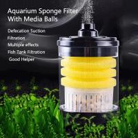 Filtro De Aseo Para Acuario ZHIYANG Colección De Heces De Peces Con Esponjas Y Bolas De Medio Ambiente Mejora La Oxigenación Del Tanque - details 13