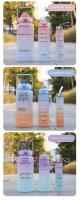 Botella Deportiva De Agua Con Marca De Tiempo Reutilizable Y Portátil Para Adultos Material De Plástico PP Para Gimnasio Y Viajes - details 13