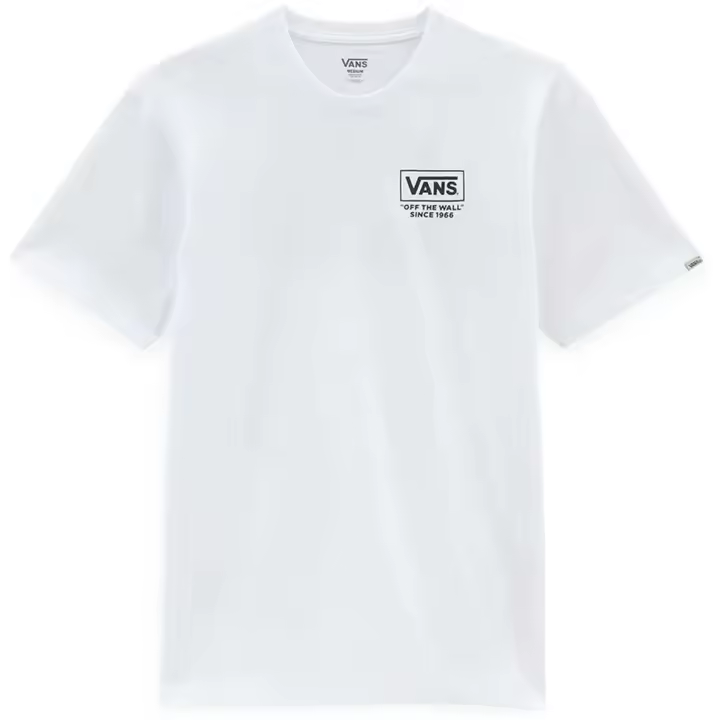 Camiseta de Manga Corta Vans Classic Tab 66-B para hombre en color blanco - 1