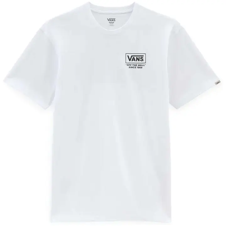 Camiseta de Manga Corta Vans Classic Tab 66-B para hombre en color blanco - 1