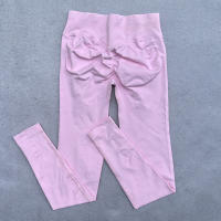 Leggings Mujer Scrunch Sin Costuras Yoga Gimnasio Deportes Pantalones De Fitness Ropa De Entrenamiento Tallas Verdaderas Cómodas - details 3