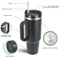 Térmica De Acero Inoxidable 40oz Gran Capacidad Insulada Para Café Oficina Hogar Botella De Agua Viaje Tumbler Regalos De Año Nuevo - details 7