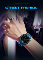 Reloj Digital LED SANDA Para Hombre Reloj Militar De Deporte Resistente Al Agua Con Función De Medición De Tiempo Y Luz Trasera - details 14