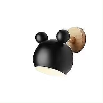 Lámpara de pared Modern color Hierro Mickey lámpara de pared Sala de estar dormitorio habitación decoración nórdica Hogar - 1