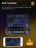 NAVIFLY Reproductor MP5 Universal Para Coche Pantalla Táctil Retráctil De 7 Pulgadas Carplay Android Auto Radio Mirror Link - details 11