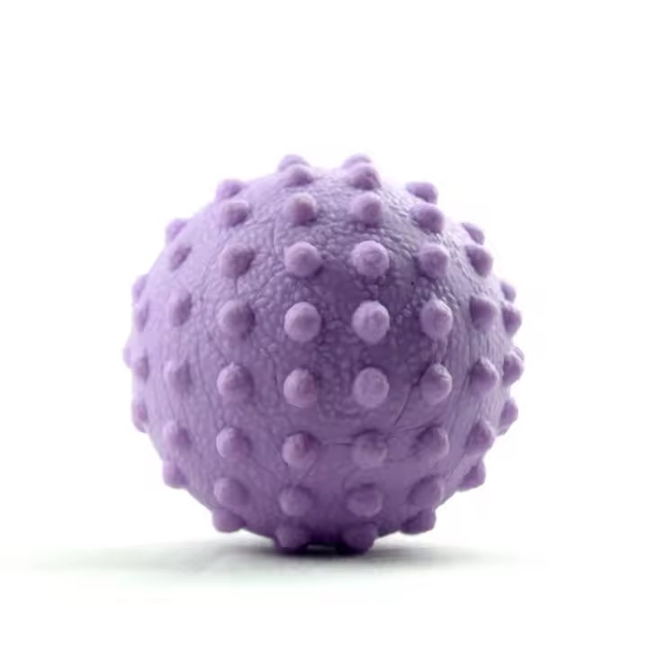 Bola De Masaje Duradera TPE Espinosa Para Punto Triger Deporte Fitness Alivio Del Dolor En Mano Y Pie Relajador De Fascia Plantar 4.5cm - 1
