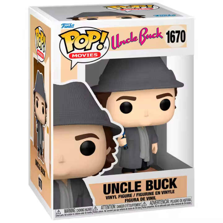 Figura Pop Uncle Buck - Uncle Buck-Figura de Vinilo Coleccionable - Idea de Regalo- Mercancia Oficial - Juguetes para Niños y Adultos - Movies Fans - Muñeco para Coleccionistas y Exposición - 1