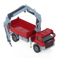 Kaidiwei Camión Gratiente Con Grúa Modelo De Vehículo De Ingeniería a Escala 1/50 Para Niños Juguetes De Simulación Regalos Metal Sin Batería - details 2