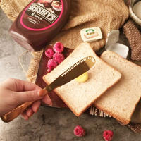 Cuchillo De Queso Y Mantequilla De Acero Inoxidable Herramienta De Cocina Para Queso Pan Mermelada Tamaño Único Fácil De Lavar - details 6