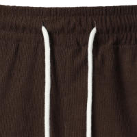 Nuevos Pantalones Cortos De Corduroy Para Hombre Verano Color Sólido Con Cordones Estilo Casual Cierre De Cordón Talla Media - details 24