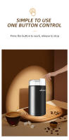 Molino De Café Eléctrico De Acero Inoxidable Con Cuchilla Para Especias Máquina De Moler Granos De Café Para El Hogar Con Cepillo De Limpieza 120/220V - details 3