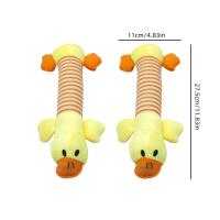 Juguete De Molar Para Perros Suave Y Duradero Adecuado Para Todas Las Razones De Perros Peluche Con Sonido Squeak Forma De Elefante Pato Y Vaca Juguetes Para Mascotas - details 2