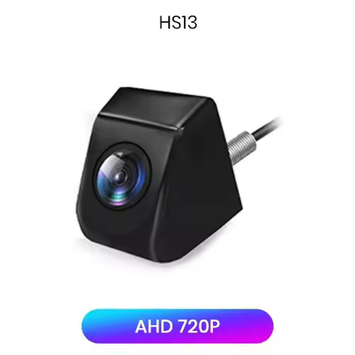 AWESAFE-cámara de visión trasera para coche, dispositivo con resolución de720P/480P, a prueba de agua, gran angular de 120 °, para marcha atrás, aparcamiento, DVD - 1