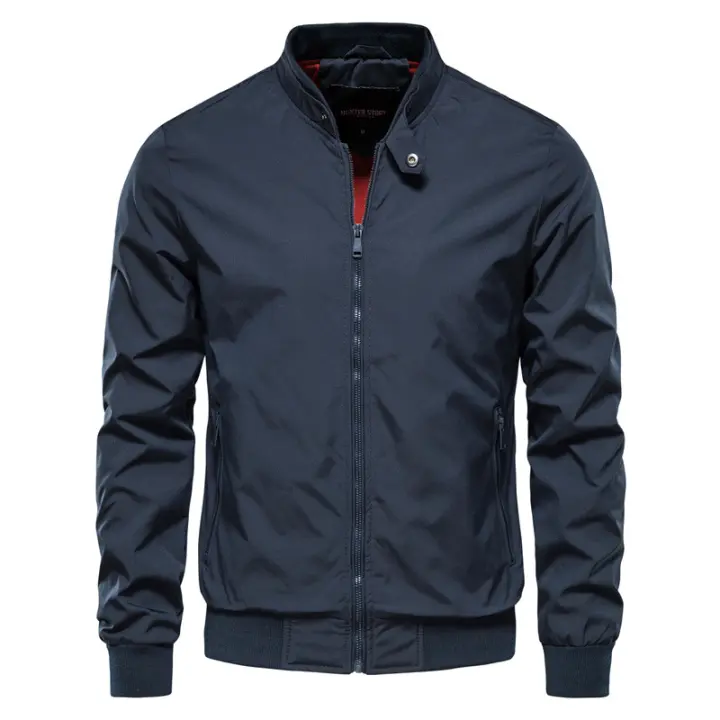Chaquetas, nuevas chaquetas casuales europeas y americanas de primavera y otoño para hombres, prendas de vestir exteriores de moda, tops para hombres, chaquetas finas - 1