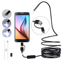 Cámara De Endoscopio Android Con 6 LED Ajustables IP67 Impermeable 1m 2m 5m Micro Cámara De Inspección Video Tubo Serpiente Borescope - details 9