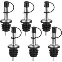 Taponadores De Vino De Acero Inoxidable 90mm/3.54" Con Boquilla Para Aceite De Oliva Y Cubos De Goma Para Protección Contra Polvo - details 0