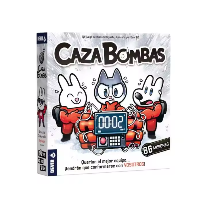 Caza Bombas (Devir) - Juego de Mesa Cooperativo de Deducción y Misiones - 1