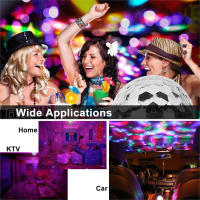Lámpara De Disco RGB Con Efecto De Estela Para Fiestas En Casa KTV Club Bar Navidad Regalo De Luz De Noche Activada Por Sonido - details 2