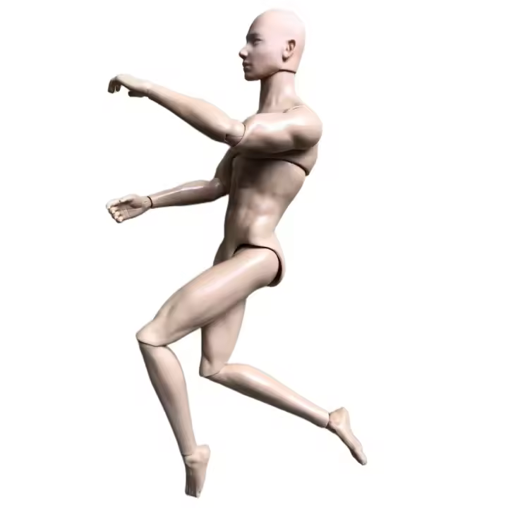 Muñeca De Cuerpo Móvil Para Coleccionistas Beige Muñeco De Juguete Con Múltiples Articulaciones Para Adultos Sin Batería - 1