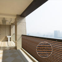 1/2Pcs Pantalla De Privacidad Para Balcón Cubierta De Malla Resistente a La Ruptura 1x6M Panel De Valla De Jardín Piscina Decorativa Para Patio - details 11