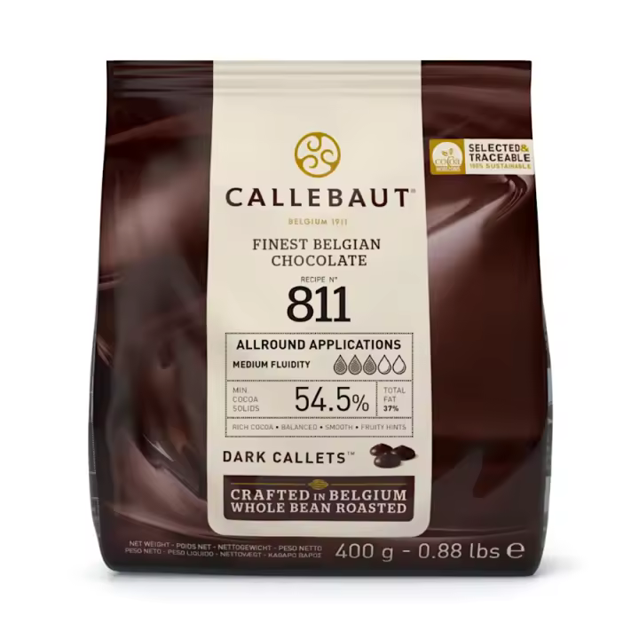 Callets de Chocolate Negro Callebaut 400g - Fusión Cremosa - Repostería - 1