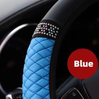 Cubierta De Volante De Coche Suave Con Trenzado Para 37-38 CM Antideslizante Con Anillo Interior Accesorio De Estilo Para Volante - details 22