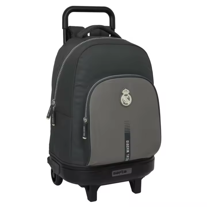 Mochila Grande Con Ruedas Compact Extraible Real Madrid 3ª Equipacion 24/25 33X45X22Cm (Safta 612524918) - 1