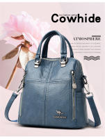 Mochila De Viaje Multifuncional Para Mujer De Cuero De Alta Calidad Bolsa De Hombro Con Capacidad Para Escuela Y Viajes - details 0