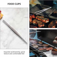 Pinzas De Barbacoa Multifuncionales Acero Inoxidable Pinzas De Alimentos Clip De Cocina Herramientas De BBQ Churrasco Tweezers Para Buffet - details 2