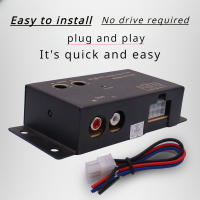 Módulo De Retardo 12V 2 Canales Convertidor De Audio Para Coche Filtro De Frecuencia Para Estéreo Y Altavoces RCA Alto a Bajo - details 2