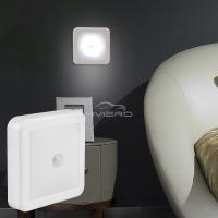 Lámpara Nocturna LED Con Sensor De Movimiento Recargable Para Dormitorio Pasillo Baño Luz De Camilla Iluminación Doméstica USB Operada Por Batería - details 2