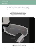 Gafas De Lectura Ultraligero Con Cierre En La Nariz Y Lazo De Llave Para Hombres Y Mujeres Gafas Presbíopicas Plegables Portátiles +1.0 a +3.0 - details 9