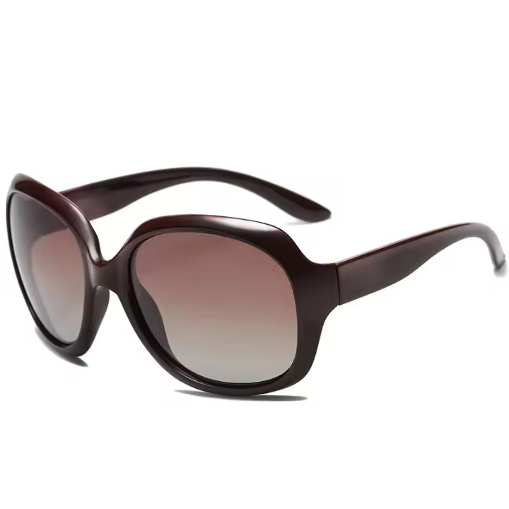 Mujer Grande Gafas De Sol moda polarizadas gafas UV400 Protección Para Conducción - 1