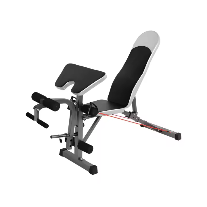 Ozio Fitness Banco de Pesas Multifuncional con Curl Predicador y de Alta Carga Musculación - 1