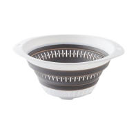 Cesta De Almacenamiento De Cocina Colapsable En Silicona Multiusos Drenador De Frutas Y Verduras Plegable Organizador De Cocina Ecológico - details 8