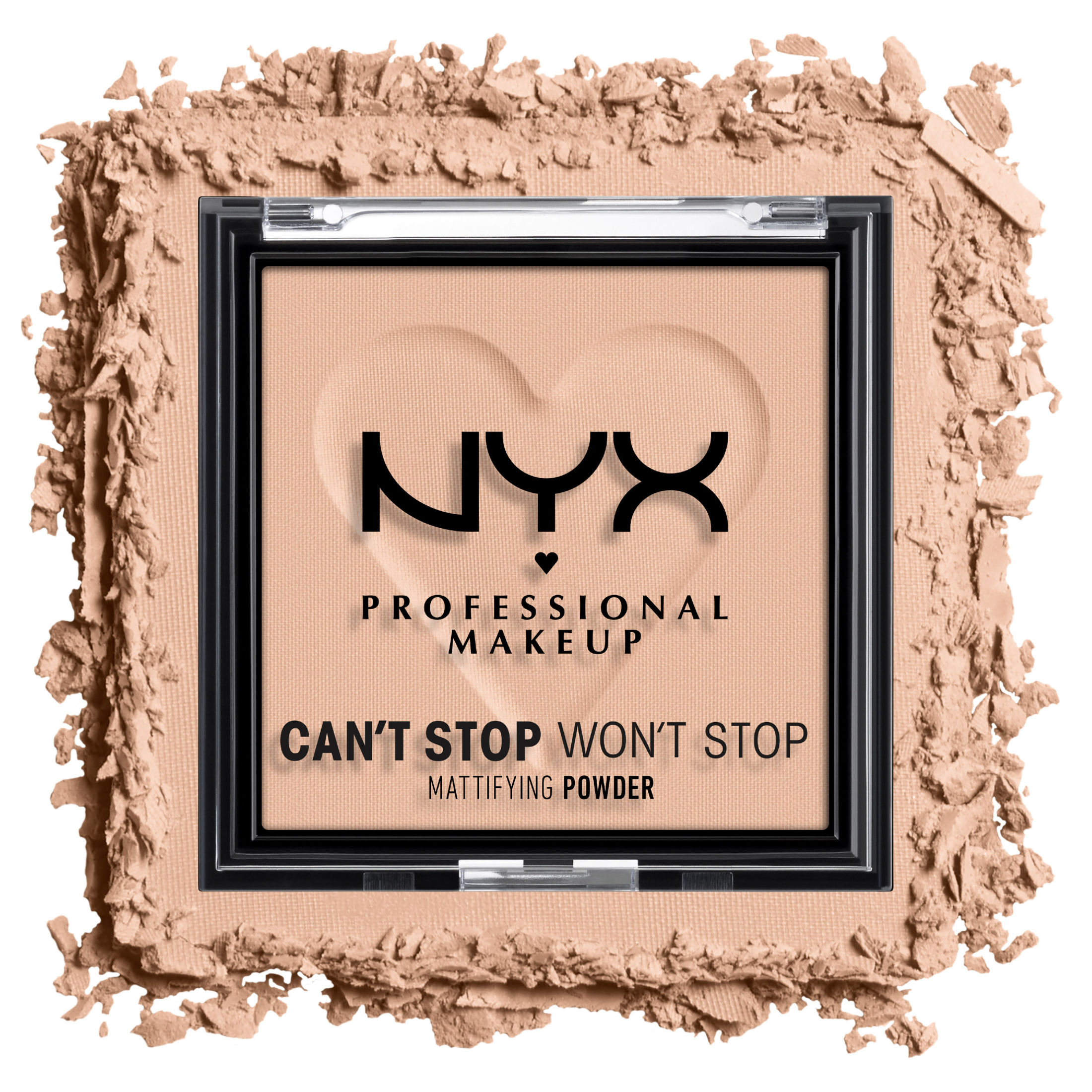 NYX Professional Makeup | Polvos matificantes profesionales Can´t stop Won´t stop, Larga duración, Mutea brillos, imperfecciones y poros, Fórmula vegana