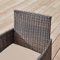 Conjunto de Muebles de Jardín en Ratán - Incluye 2 Sillones y 1 Mesa para Patio y Terraza - details 6