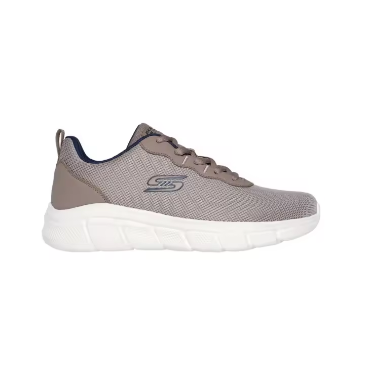 Sneakers Skechers Bobs Sport B Flex-icy Adge Hombre Taupe - 1