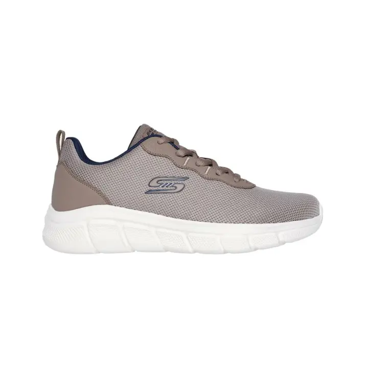Sneakers Skechers Bobs Sport B Flex-icy Adge Hombre Taupe - 1