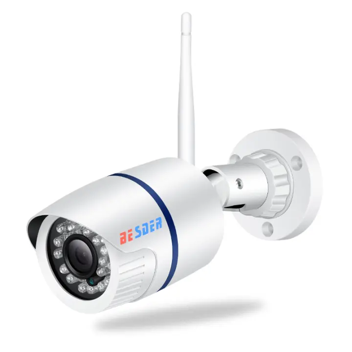 Cámara De Seguridad BESDER 5MP Con Detección De Movimiento Y Visión Nocturna IP Exterior Resistente Al Agua Y Al Clima Con Slot Para Tarjeta SD Hasta 64GB - 1