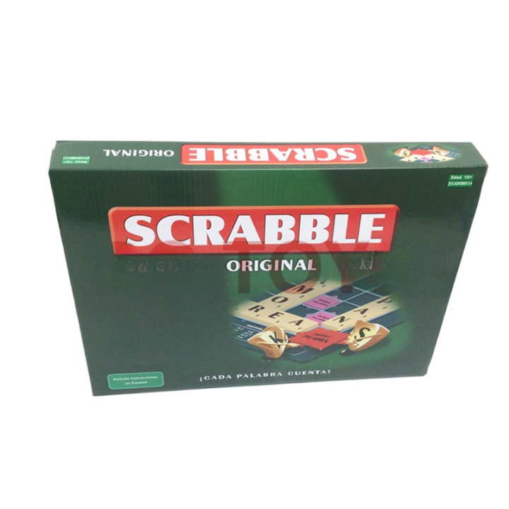 Verde Juego de Mesa Scrabble Educativo para Niños y Adultos