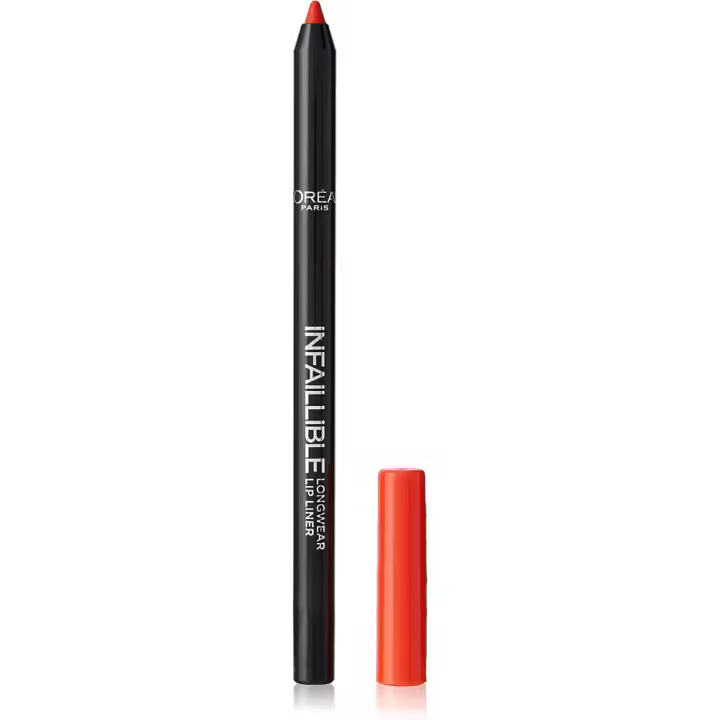 L'Oreal Paris Infallible Lip Liner, rojo (203 Tangerine Vertigo) - 1