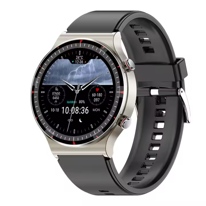 DAM. Smartwatch G08 con ECG de grado médico. Medición de O2 en sangre, apnea del sueño. 10 modos deportivos. 4,7x1,4x4,7cm - 1