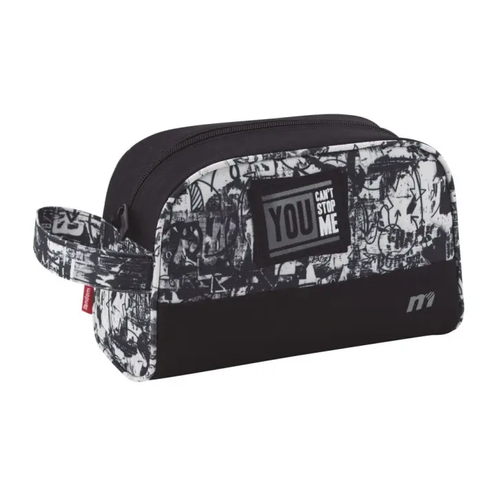 Neceser Adaptable Tandem Graffo Negro con Cremallera - 1