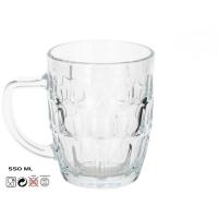 Gissed-Set de 6 Jarras de Vidrio con Asa – Diseño Clásico Reforzado – 550 ml c/u - details 3